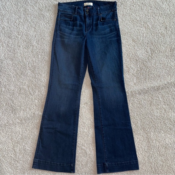 CJ by Cookie Johnson Women's 31x34 Foundation Flare Leg Med-Dark Wash Mid Rise - Picture 3 of 8